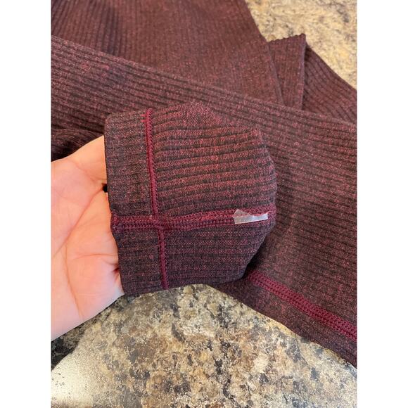 ECHT Small Plum Color Leggings Micro Ribbed - Picture 5 of 8